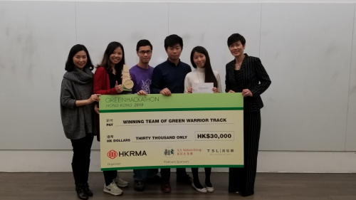 Winning team of the Green Hackathon