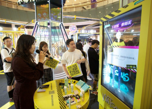 Customers are interacting with Watsons China’s virtual spokesperson, Wilson