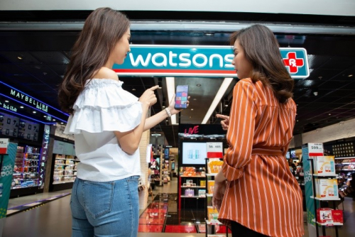 Customers will be able to experience the BeautyCam’s upgraded skin analysis feature in Meitu app, which helps users to match the right products that are available at Watsons