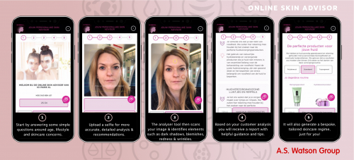 Online Skincare Advisor helps analyse customers’ skin and suggest products that best match their needs